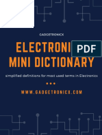 Electronics Mini Dictionary by Gadgetronicx