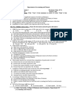 Part One: True /false Items: Write "True" If The Statement Is Correct & Write "False" If The