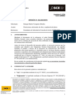 Opinión 034-2023 - ENRIQUE MARTIN VERAPINTO ZEBALLOS - Prestaciones Adicionales de Obra y Ampliación de Plazo