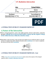 Chapter 2A - Radiation Interaction