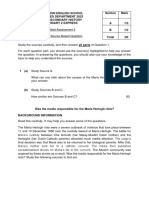 History WA2 Specimen Paper - v2