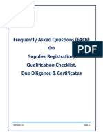 FAQs - PDO Supplier Registration