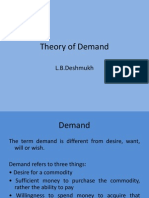 Theory of Demand