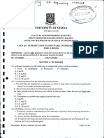 University of Ghana: ALL Questions. Circle The Correct Answer On The Question Paper in