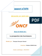 Rapport Apa 2 Oncf