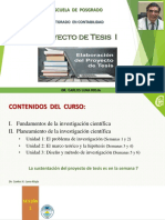 Clase 1 - Proyecto de Tesis I