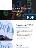 Presentation of Financial Statements