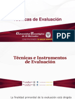 Técnicas e Instrumentos de Evaluación Cont