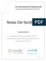 Module 3 - IPC Skills For IPA Members - A Two Hour Module Zero (Spanish)