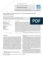 Pass Schedule of Wire Drawing Process To Prevent Delamination For High Strength Steel Cord Wire