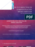 Los 15 Correctos en Administracion Medicamentos