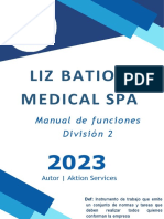 Manual de Funciones Medical Spa División 2