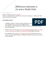 What Is The Difference Between A DiSEqC Switch and A Multi