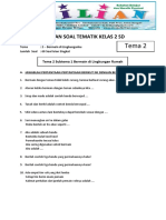 Soal Isian Singkat Kelas 2 SD Tema 2 Bermain Di Lingkunganku