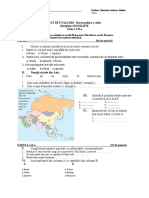 0 Test de Evaluare Harta Politica A Asiei Cls 7