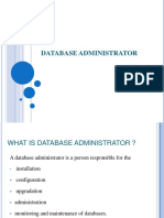 Week 1 Database Administrator