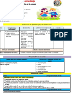 Sesion de Aprendizaje 15 de Marzo 2