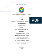 Informe Desarrollo de La Oralidad