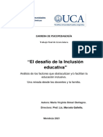 Desafio Inclusion Educativa Tesis