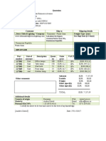 Exemplu Cotatie+Proforma