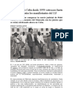 La Justicia en Cuba Desde 1959