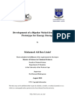 Development of A Bipolar Nickel-Iron Battery Prototype For Energy Storage