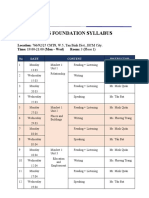 Syllabus For Ielts Foundation 03.2023