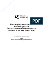 2008 Racisms Conference Proceedings