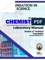 CFP 00105 CHEMISTRY 1 - Laboratory Manual UNIKL