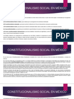 Tema 2. Constitucionalismo Social en México