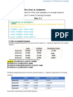 Financial Accounting Concept Assignment 2023