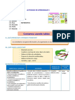 D5 A1 SESION MAT. Contamos Usando Tablas