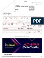 ACT Invoice