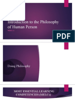 Introduction To The Philosophy 1st Quarter Week 1 2