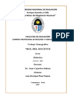 Monografia Rol Del Docente