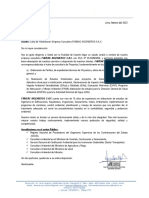 Carta de Presentación (FAMSAC)