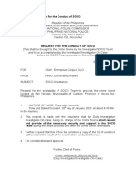 CSI Form 2 Request For The Conduct of SOCO 2