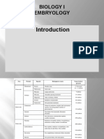 Embryology I