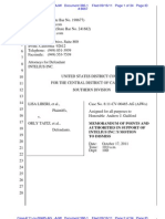 LIBERI V TAITZ (C.D. CA) - 380.1 - Memorandum of Points and Authorities Iso Motion To Dismiss Filed by Intelius, Inc. - Cacd-031013078529.380.1