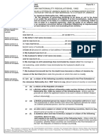 Registration of Citizenship of A Woman by Marriage Application Form