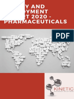 Pharmaceutical Salary and Employment Report 2020