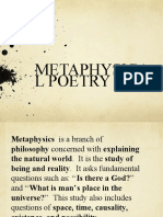 Metaphysical Poetry