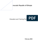 Educationand Training Policy - Draft Final