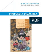 PLAN LECTOR ALGAR CON ALGAR, LEER TE VA A GUSTAR PROPUESTA DIDÁCTICA. Cornelia, Raquel Míguez. La Bruja Holgazana. Dibujos de Mar Blanco