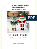 My Crochet Wonders Santa - and - Elf - Costumes - For - Hugo - Frog