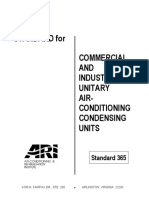 2002 Standard For: Commercial AND Industrial Unitary Air-Conditioning Condensing Units