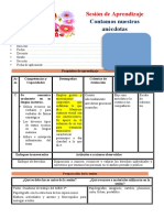 3° Sesión Día 3 Com Contamos Nuestras Anécdotas Unidad 3 Semana 4