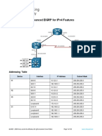 3.1.2 Lab - Implement Advanced Eigrp For Ipv4 Features