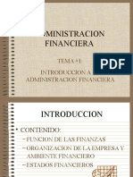 Administracion Financiera Tema 1