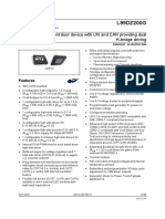 L99DZ200G: Automotive Front Door Device With LIN and CAN Providing Dual H-Bridge Driving